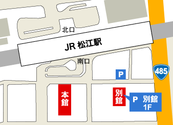 駐車場までの地図